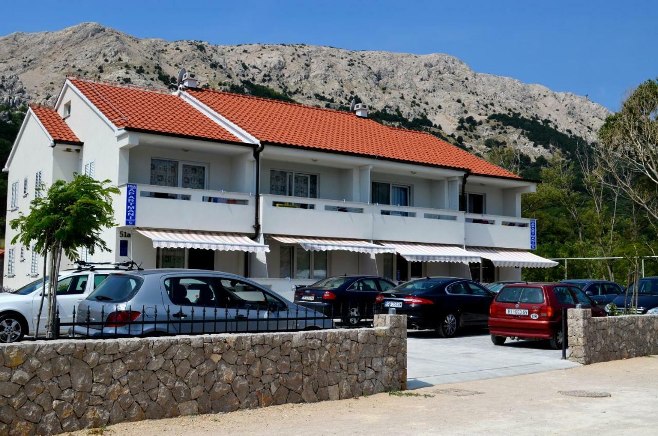 Apartments Fran I Baška Esterno foto